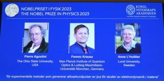 The 2023 Nobel Prize in Physics has been awarded. Attosecond physics won