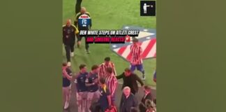 Diego Simeone in heated argument with Arsenal plays