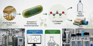 Genetically modified microbes convert biodiesel waste into valuable plastic ingredients