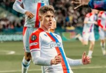 Strand Larsen wins an award for his “Harry Kane goal”!