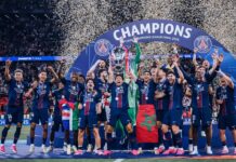Paris Saint-Germain are in an exclusive Champions League group that has won two trophies in a row