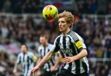One step closer to signing Newcastle star Anthony Gordon