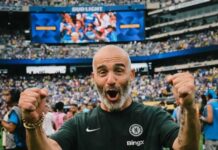 Manchester City prepare the place for world champion Enzo Maresca