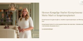 Crown Princess Mette-Marit has undergone a successful lung transplant