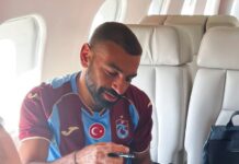 Mohamed Salah lands in Istanbul